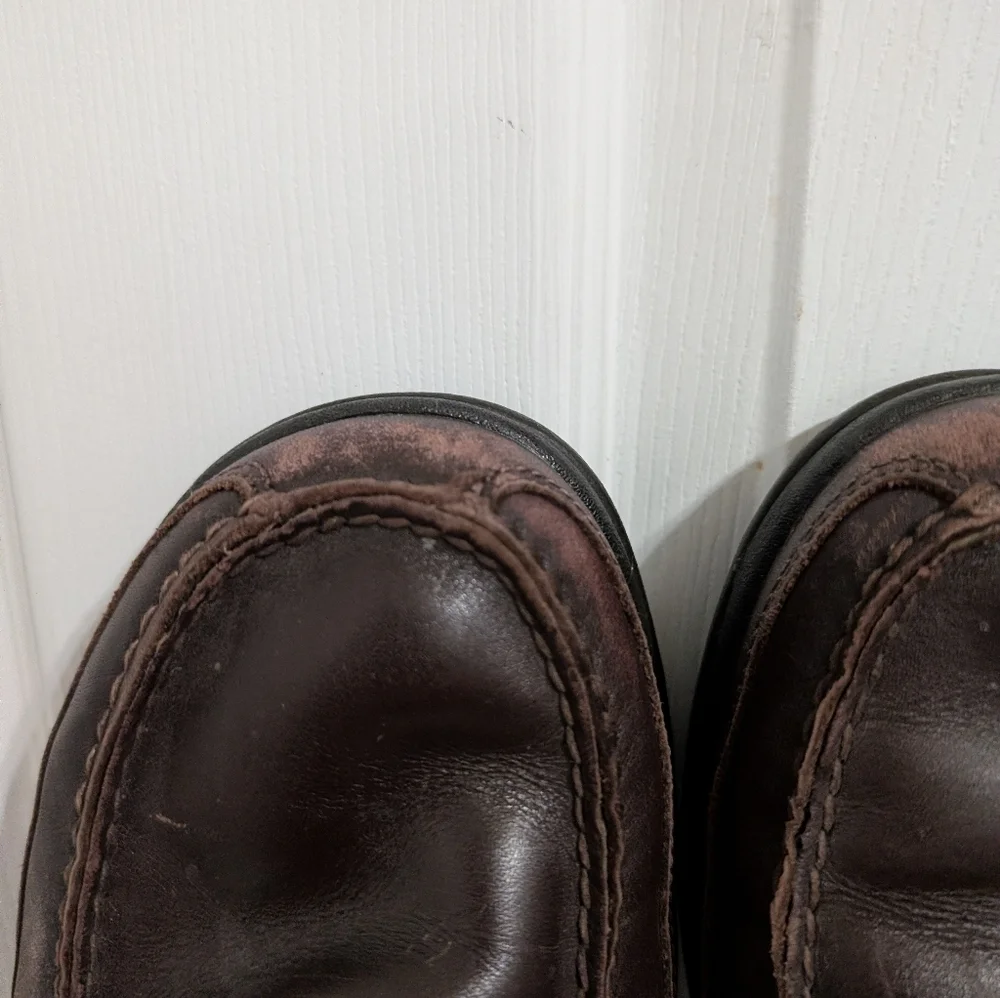 Dansko Wayne Mens Shoes Size EU 47 US 13.5-14 Brown Leather Comfort